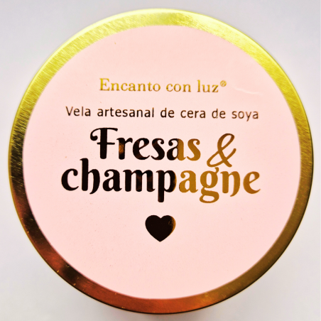 Lata grande Fresas & Champagne